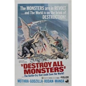 Destroy_All_Monsters_Poster_RMC Destroy All Monsters (AIP English Language Version) (1968)